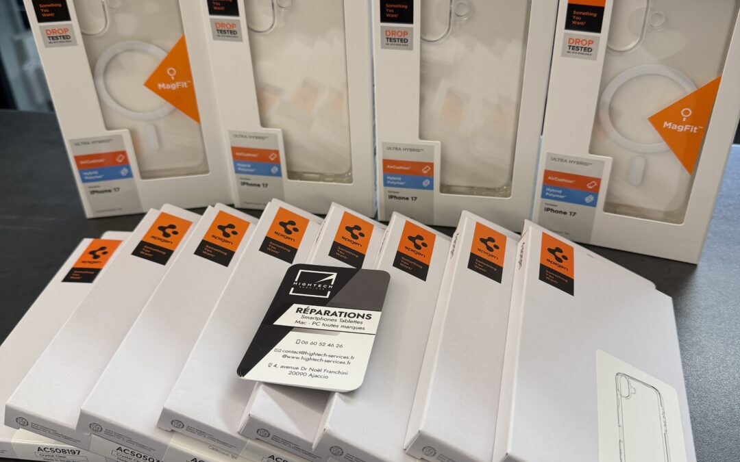 ARRIVAGE EXCLUSIF à Ajaccio : Coques Spigen pour iPhone 14, 15, 16 et 17 !